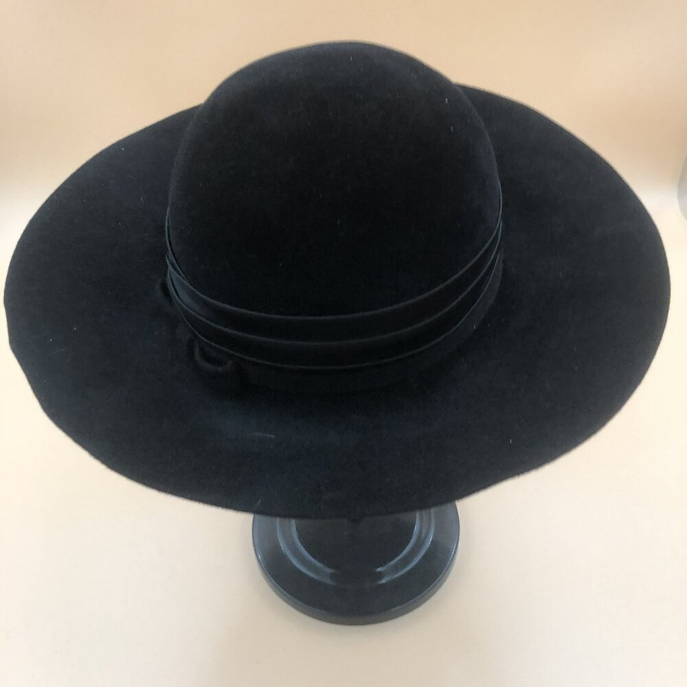 Vintage Betmar New York Black Felt Dress Hat – Union Made USA